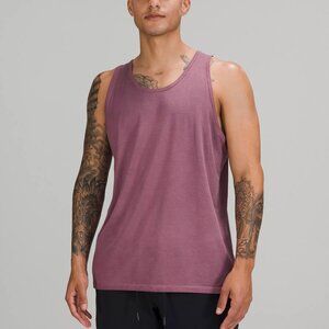 Men's Lululemon The Fundamental Tank Top - Breeze Dye Vintage Plum